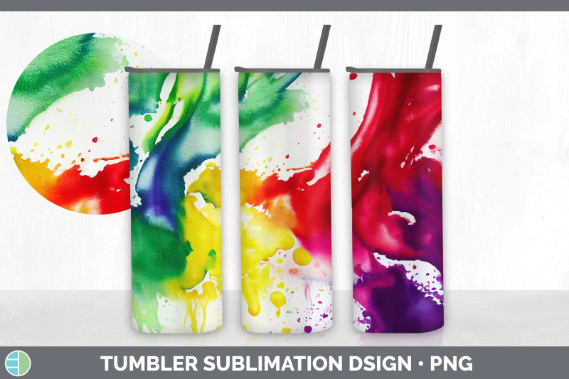 watercolor-rainbow-tumbler-sublimation-bundle