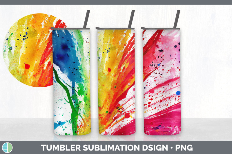 watercolor-rainbow-tumbler-sublimation-bundle