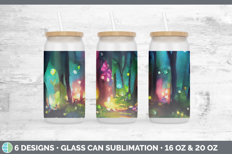 fairy-forest-glass-can-sublimation-beer-mason-jar