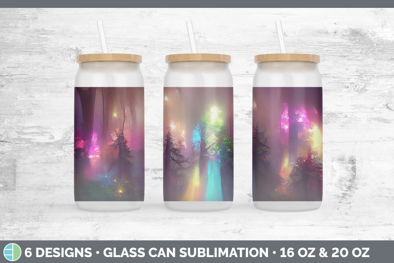 fairy-forest-glass-can-sublimation-beer-mason-jar