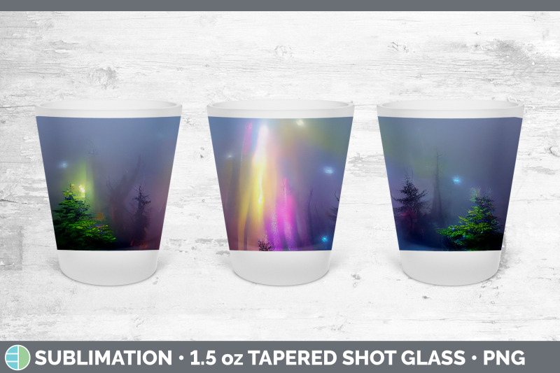 fairy-forest-shot-glass-sublimation-shot-glass-1-5oz-tapered