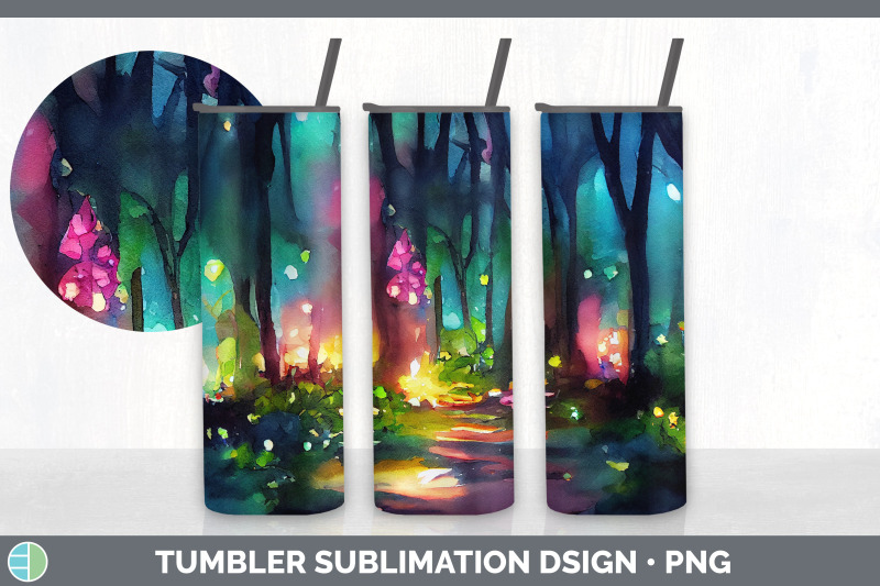 fairy-forest-tumbler-sublimation-bundle