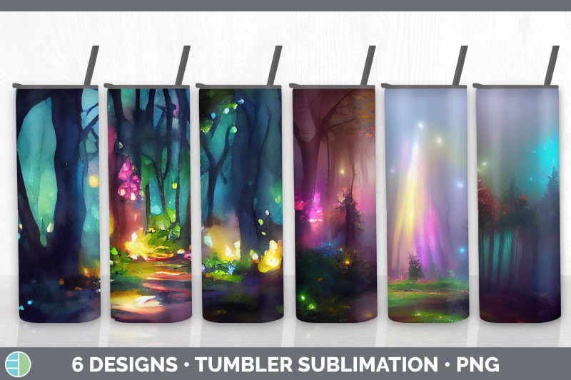 fairy-forest-tumbler-sublimation-bundle