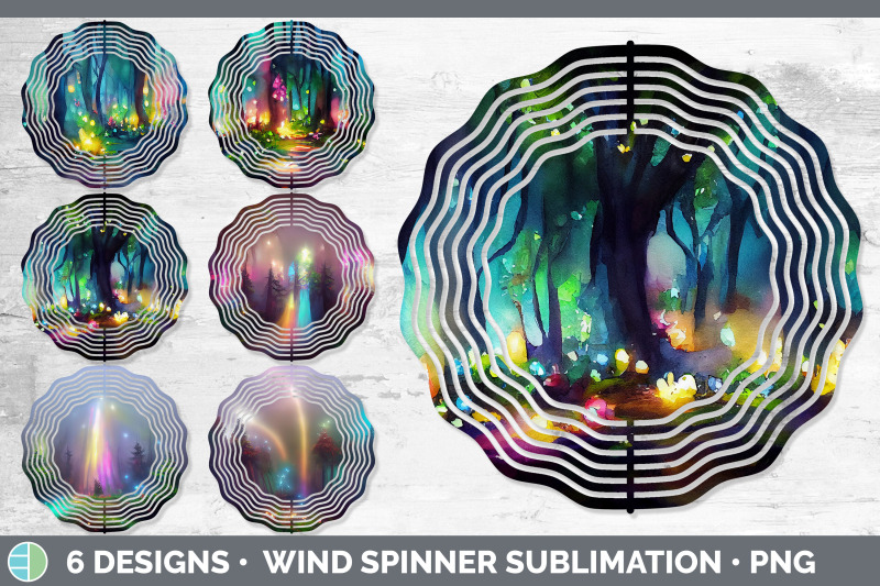 fairy-forest-wind-spinner-sublimation-designs-bundle