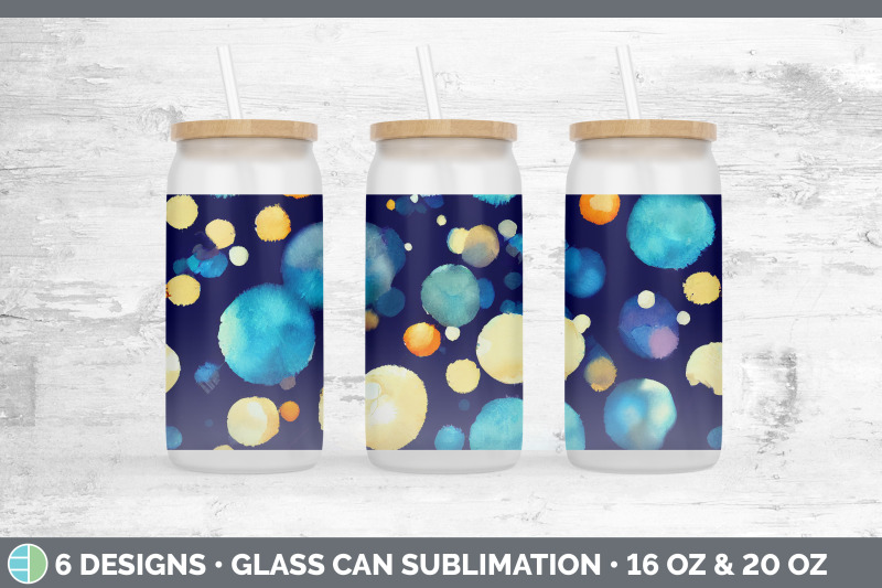 watercolor-polka-dots-glass-can-sublimation-beer-mason-jar