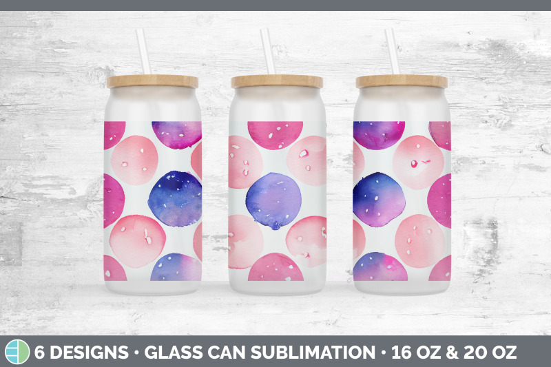 watercolor-polka-dots-glass-can-sublimation-beer-mason-jar