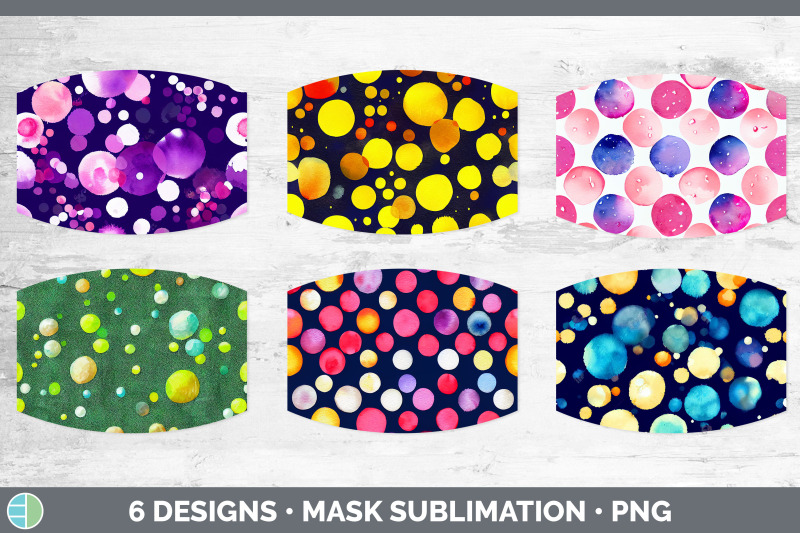 watercolor-polka-dots-mask-sublimation-bundle-face-mask-designs