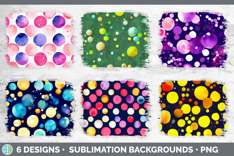 watercolor-polka-dots-distressed-sublimation-background-panel