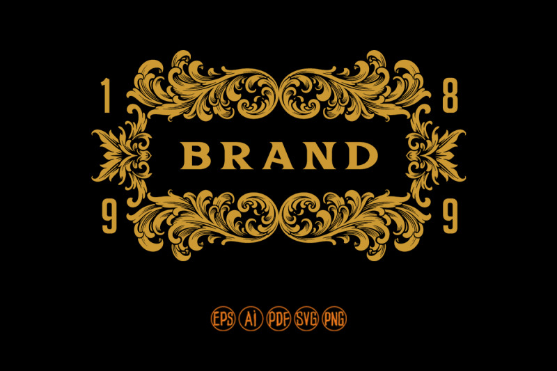 luxury-vintage-brand-labels-ornament-svg