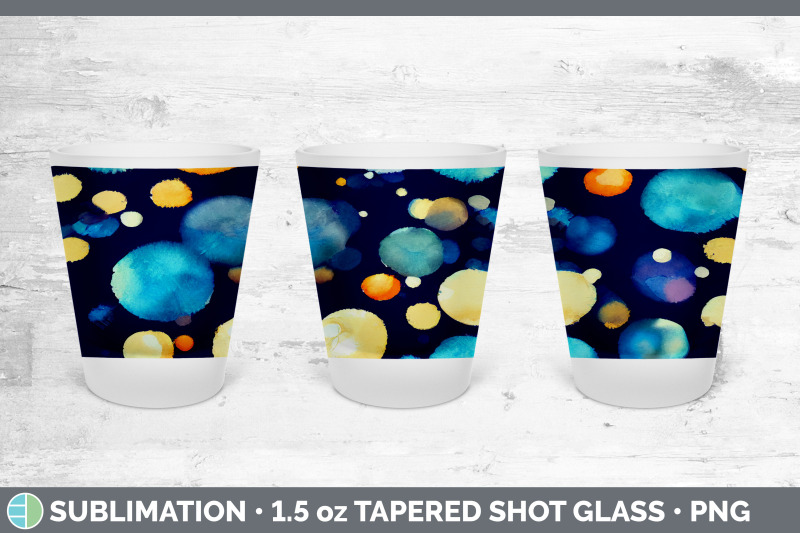 watercolor-polka-dots-shot-glass-sublimation-shot-glass-1-5oz-tapere