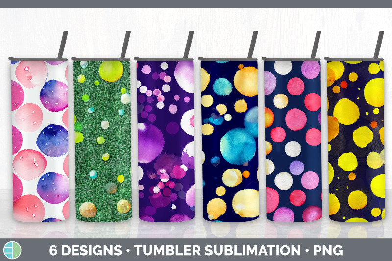 watercolor-polka-dots-tumbler-sublimation-bundle