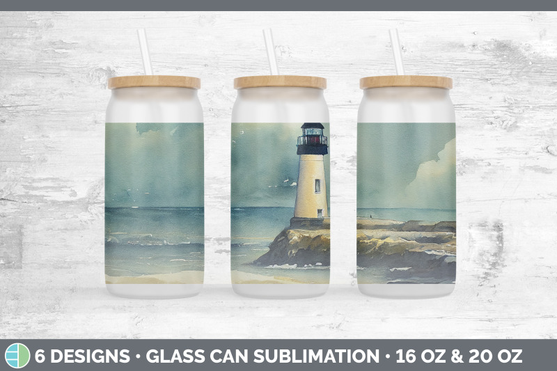 watercolor-lighthouse-glass-can-sublimation-beer-mason-jar