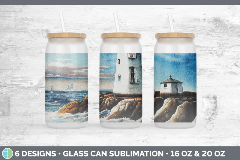 watercolor-lighthouse-glass-can-sublimation-beer-mason-jar