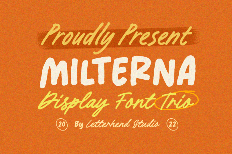 milterna-display-font-trio