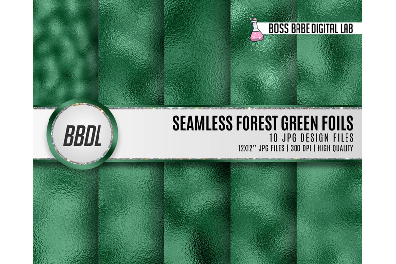seamless-forest-green-foil-textures