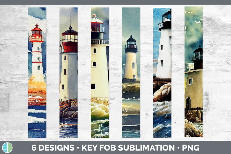 watercolor-lighthouse-key-fob-wristlet-sublimation