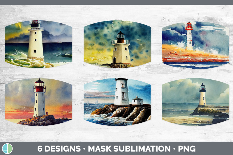 watercolor-lighthouse-mask-sublimation-bundle-face-mask-designs