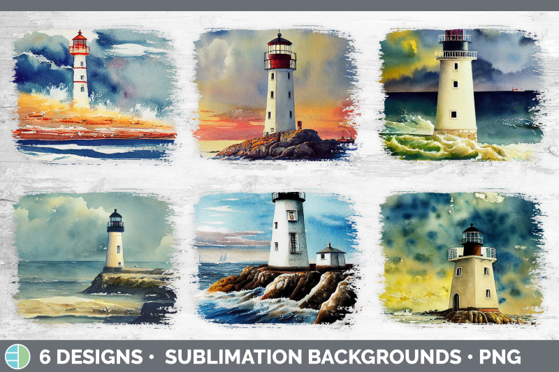 watercolor-lighthouse-distressed-sublimation-background-panel