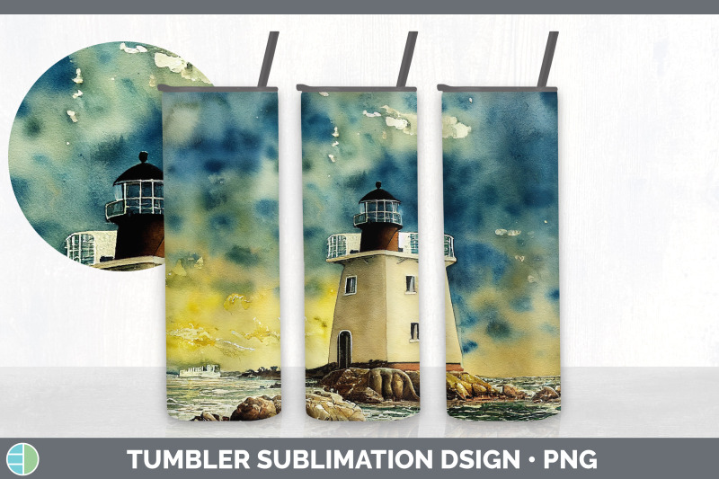 watercolor-lighthouse-tumbler-sublimation-bundle