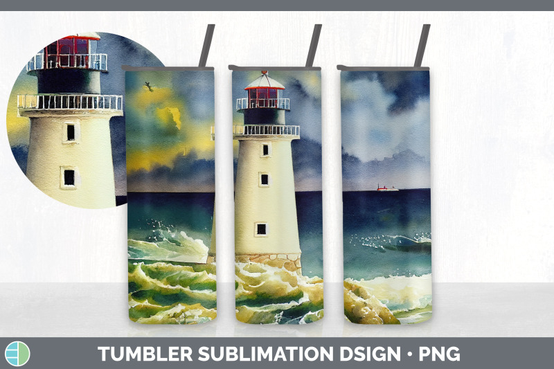 watercolor-lighthouse-tumbler-sublimation-bundle