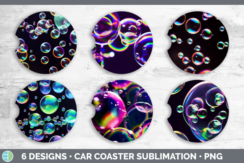 bubbles-car-coaster-sublimation-designs-bundle