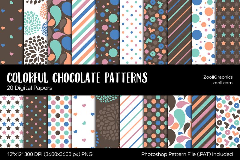 colorful-chocolate-digital-papers