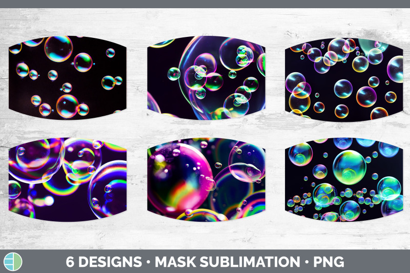 bubbles-mask-sublimation-bundle-face-mask-designs