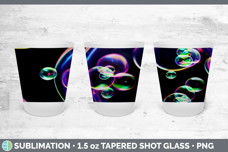 bubbles-shot-glass-sublimation-shot-glass-1-5oz-tapered