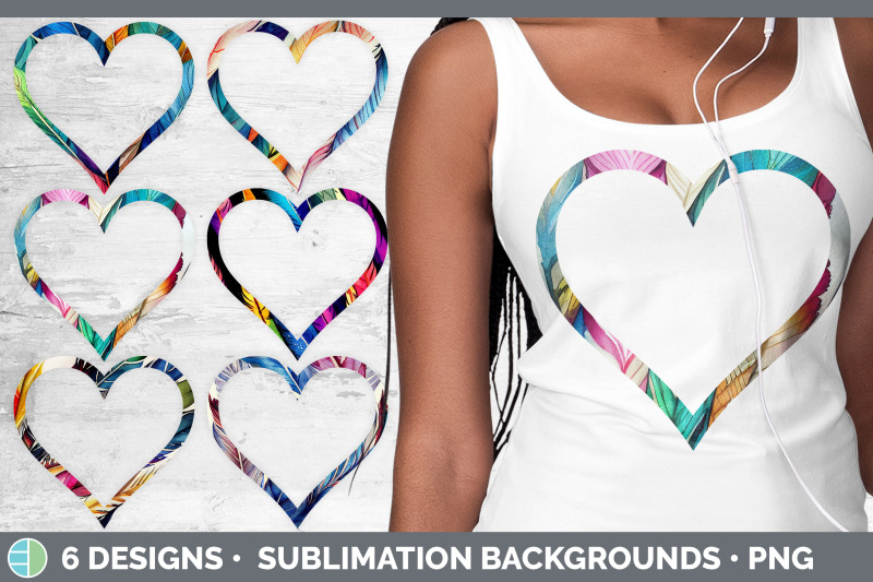 feathers-heart-frame-clipart-sublimation-designs