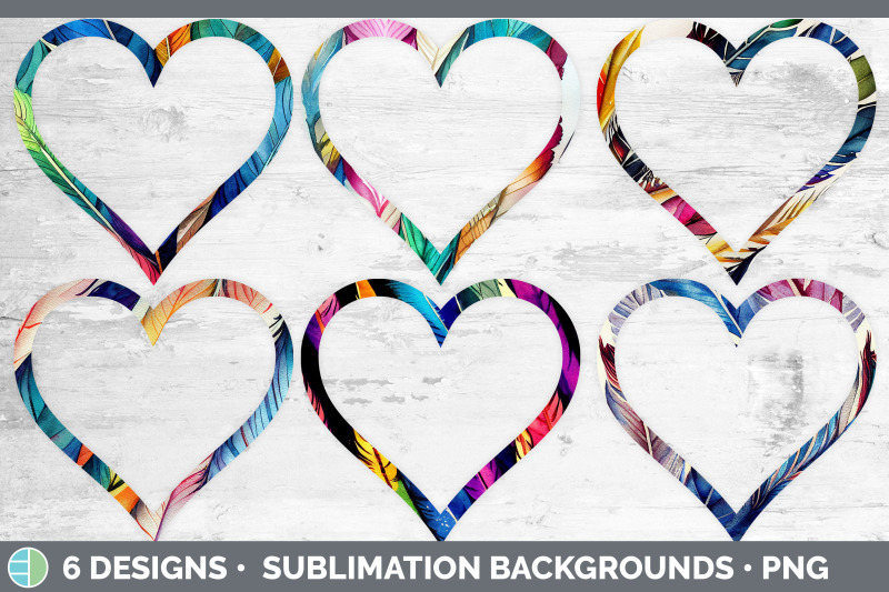 feathers-heart-frame-clipart-sublimation-designs