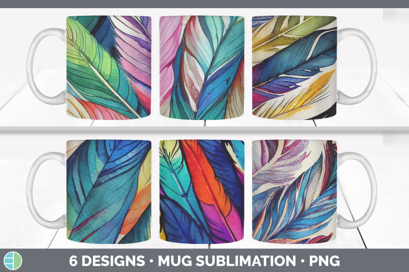 feathers-mug-sublimation-coffee-cup-designs-png