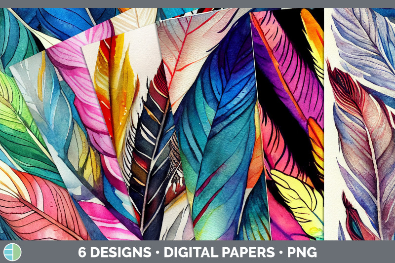 feathers-backgrounds-digital-scrapbook-papers