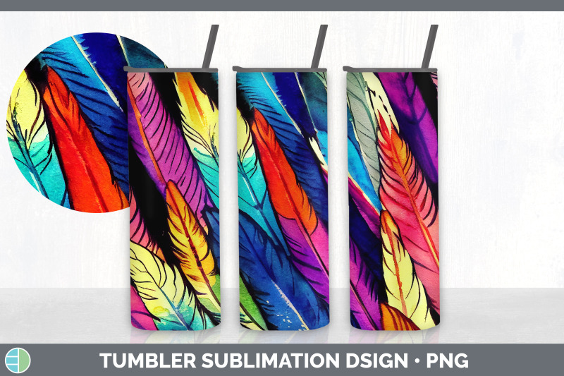 feathers-tumbler-sublimation-bundle