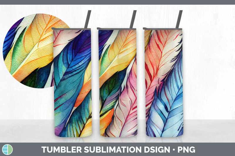 feathers-tumbler-sublimation-bundle