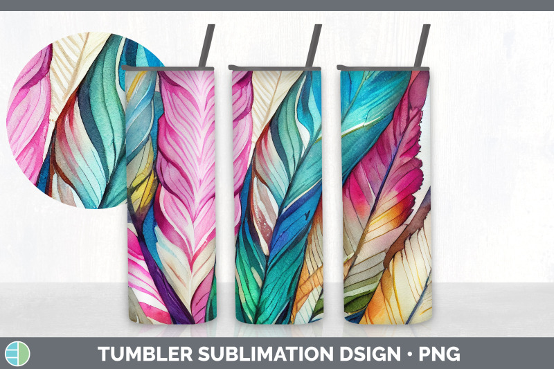 feathers-tumbler-sublimation-bundle