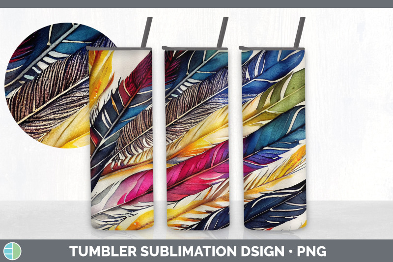 feathers-tumbler-sublimation-bundle