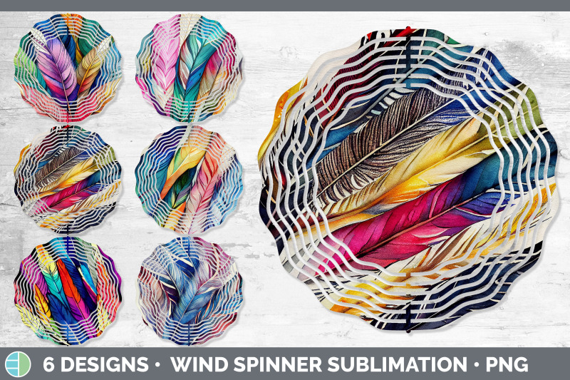 feathers-painted-wind-spinner-sublimation-designs-bundle