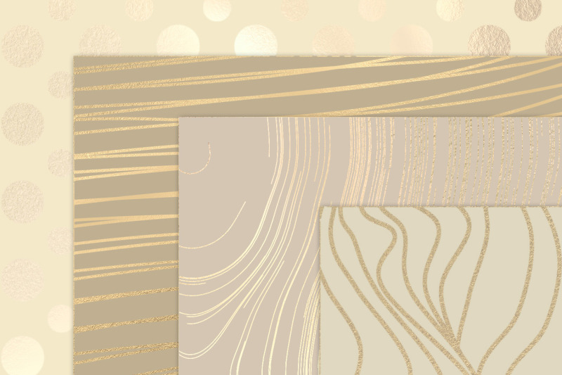 set-of-13-light-beige-splendor-digital-papers-luxurious-metallic