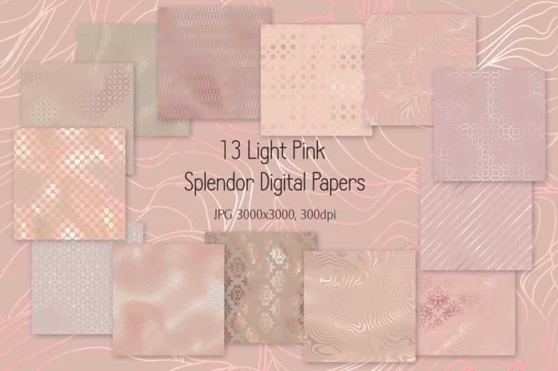 set-of-13-light-pink-elegance-digital-papers-stylishness-metallic