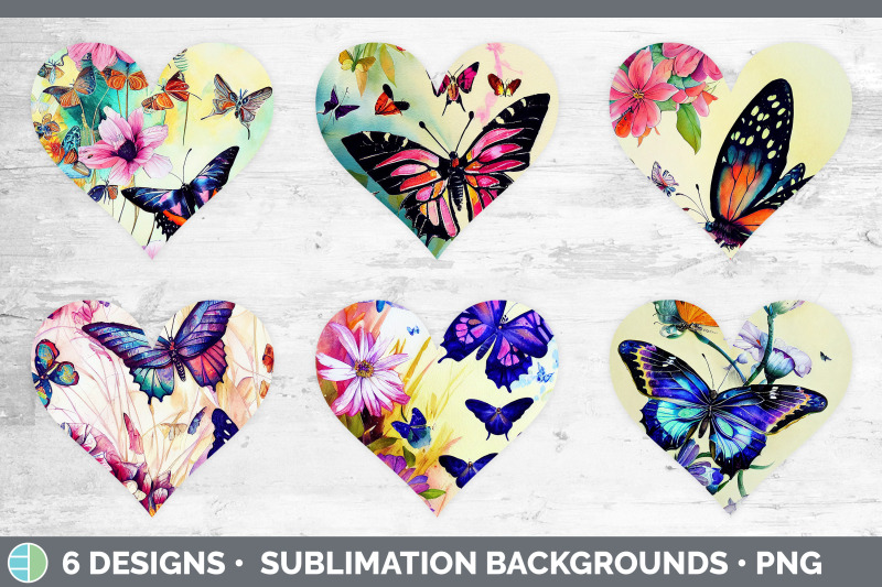 butterflies-hearts-clipart-sublimation-designs