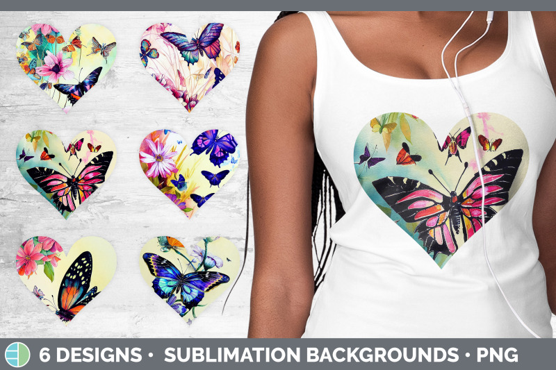 butterflies-hearts-clipart-sublimation-designs