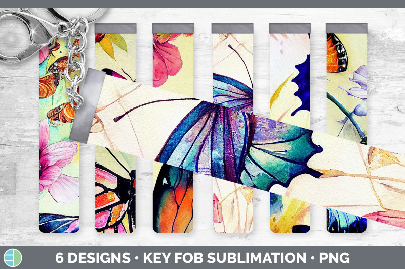 butterflies-key-fob-wristlet-sublimation