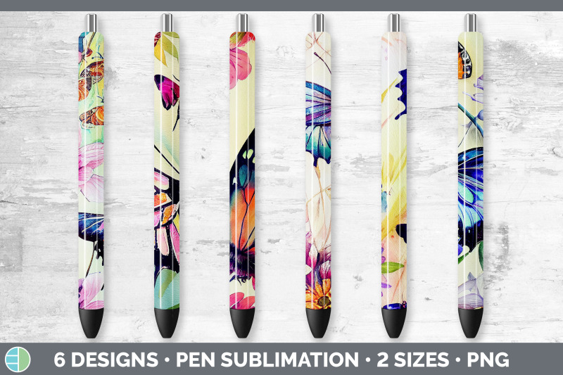 butterflies-pen-wraps-epoxy-sublimation-bundle