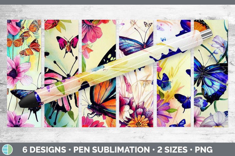 butterflies-pen-wraps-epoxy-sublimation-bundle