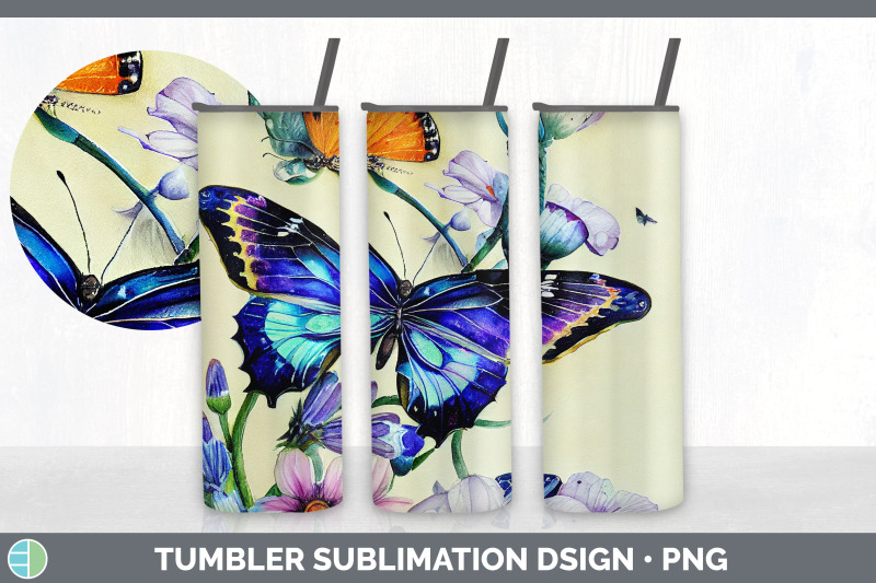 butterflies-tumbler-sublimation-bundle