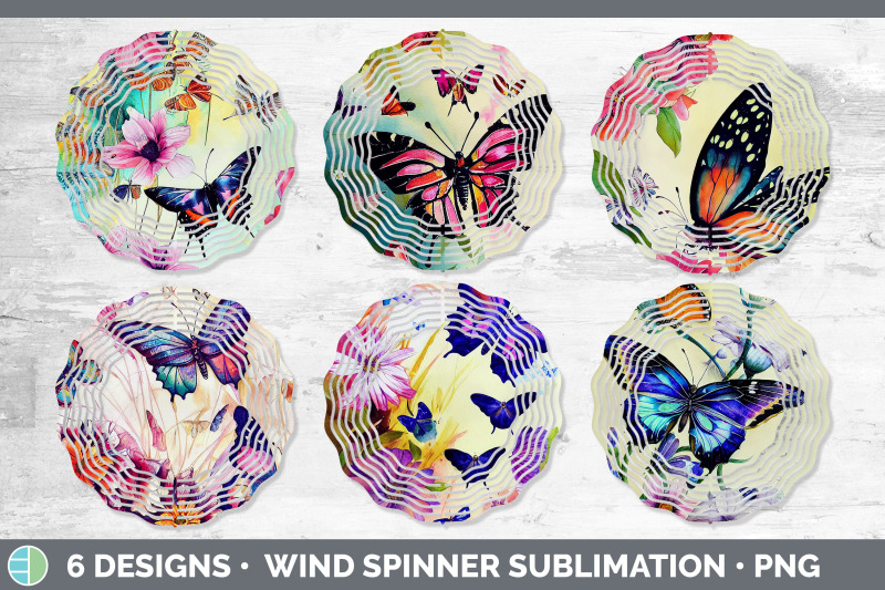 butterflies-painted-wind-spinner-sublimation-designs-bundle