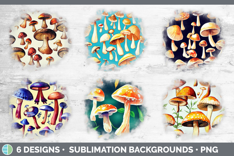 mushrooms-background-grunge-sublimation-backgrounds