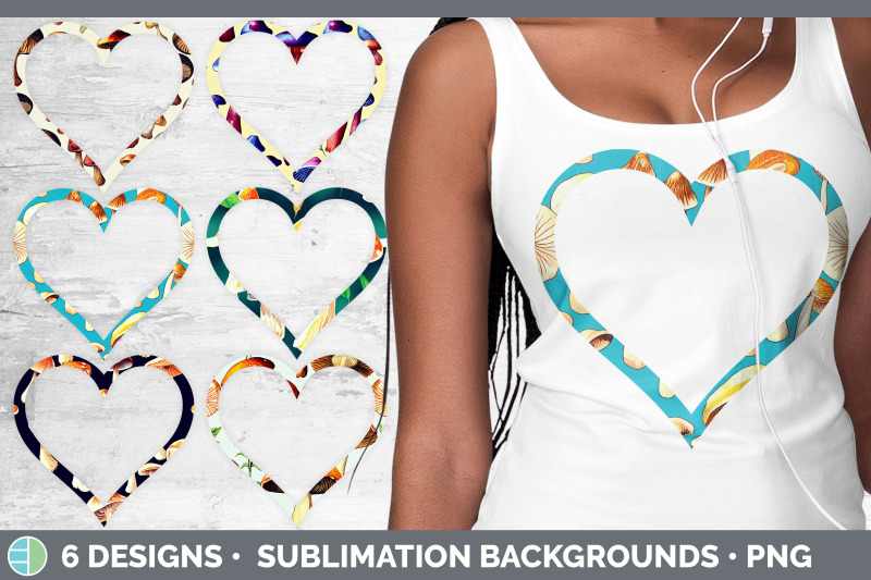 mushrooms-heart-frame-clipart-sublimation-designs