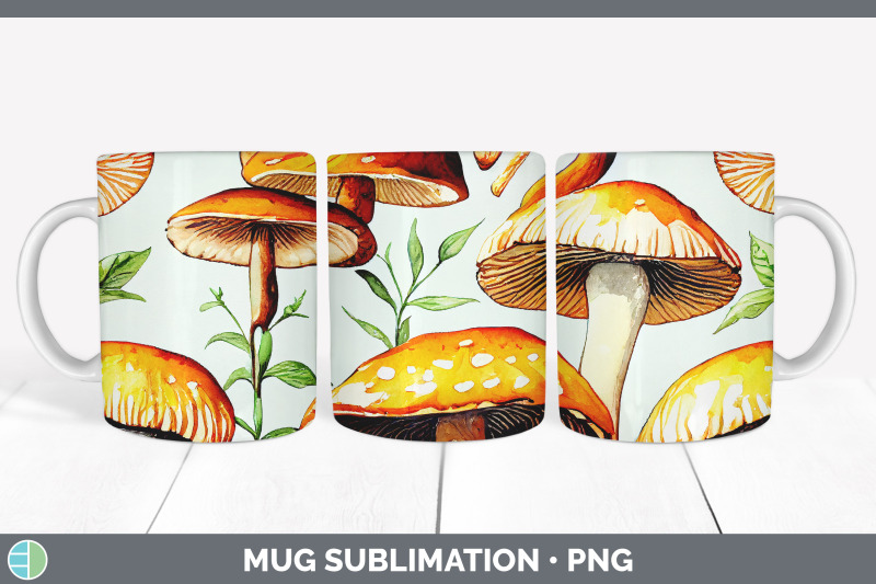 mushrooms-mug-sublimation-coffee-cup-designs-png