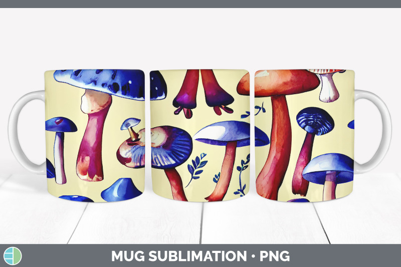 mushrooms-mug-sublimation-coffee-cup-designs-png